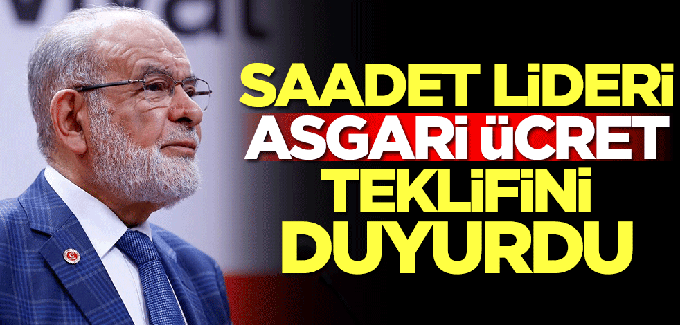 Temel Karamollaoğlu asgari ücret için o rakamı işaret etti