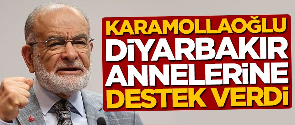 Temel Karamollaoğlu, Diyarbakır annelerine destek verdi