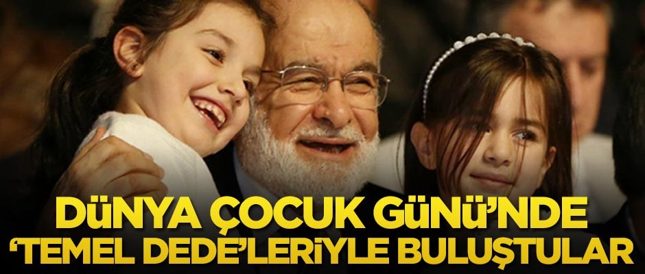 Temel Karamollaoğlu bütün çocukların Dünya Çocuk Günü'nü kutladı