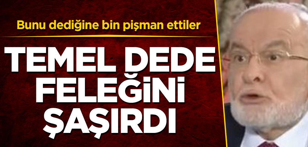 Temel Karamollaoğlu, feleğini şaşırdı! Bunu dediğine bin pişman ettiler