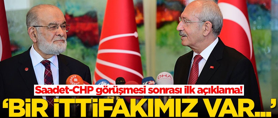 Temel Karamollaoğlu-Kemal Kılıçdaroğlu görüşmesi sonrası ilk açıklama! 'Bir ittifakımız var...'