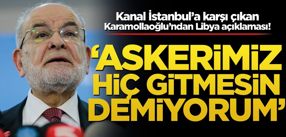 Temel Karamollaoğlu Libya’ya asker gönderilmesine ilişkin konuştu!