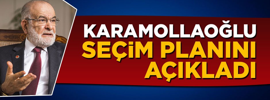 Temel Karamollaoğlu cumhurbaşkanlığı seçimi planını açıkladı