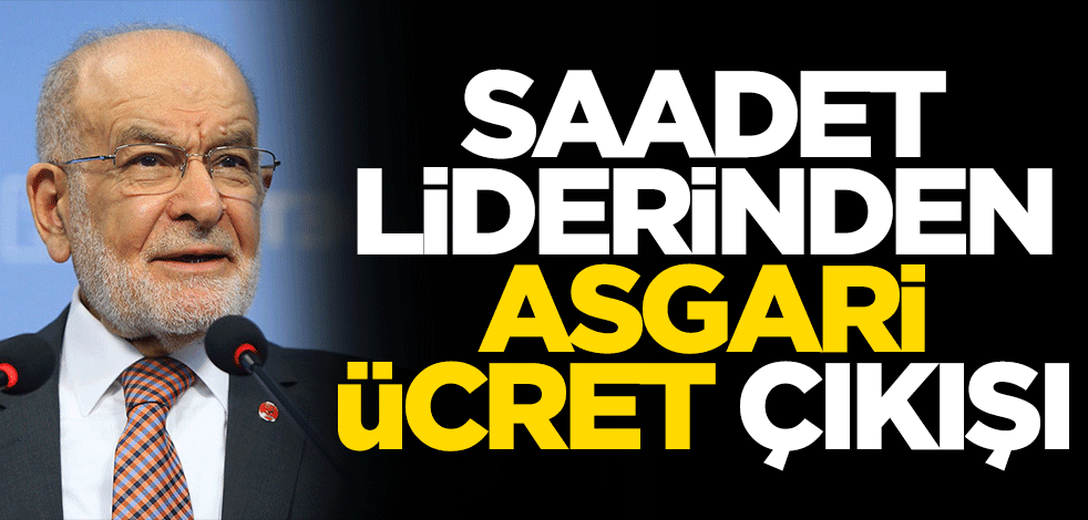 Temel Karamollaoğlu'ndan asgari ücret çıkışı