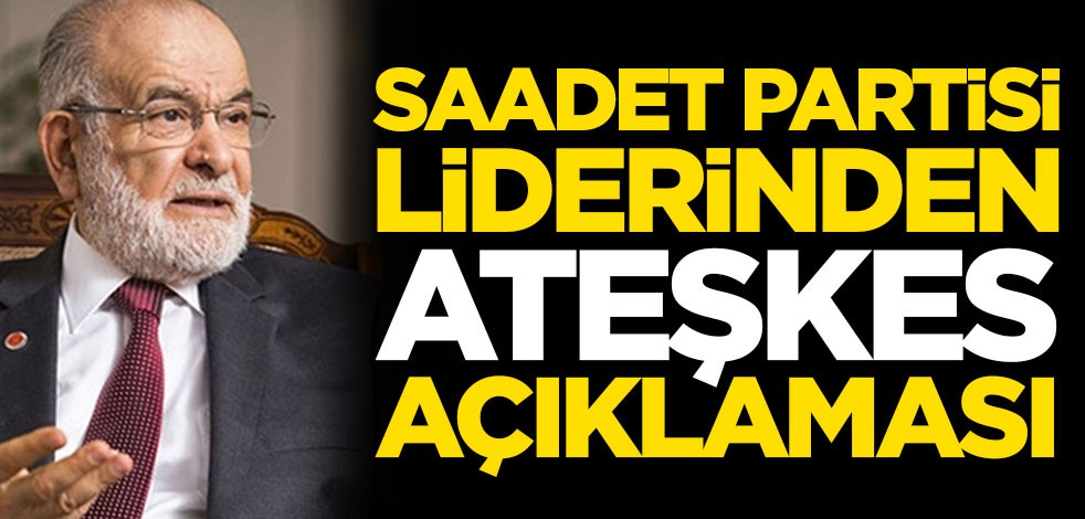 Temel Karamollaoğlu'ndan ateşkesle ilgili ilk açıklama