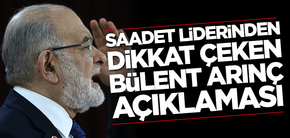 Temel Karamollaoğlu'ndan Bülent Arınç açıklaması: Söyledikleri...