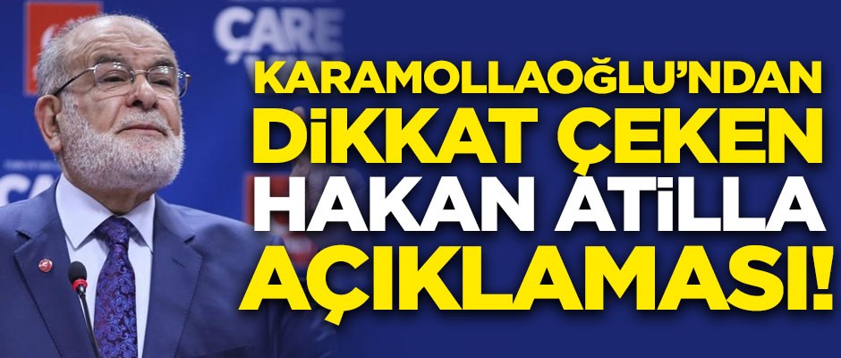 Temel Karamollaoğlu'ndan dikkat çeken Hakan Atilla açıklaması!