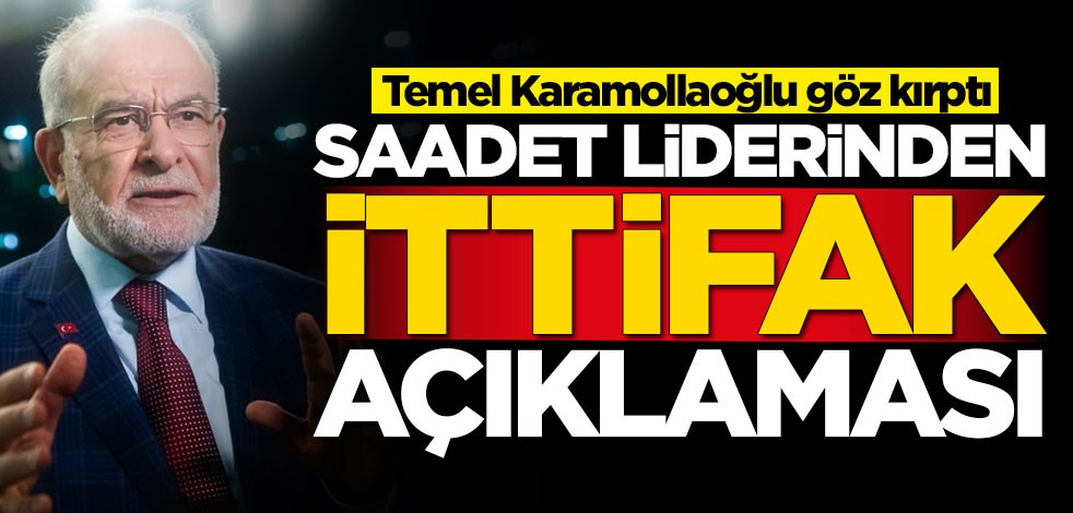 Temel Karamollaoğlu'ndan ittifak açıklaması
