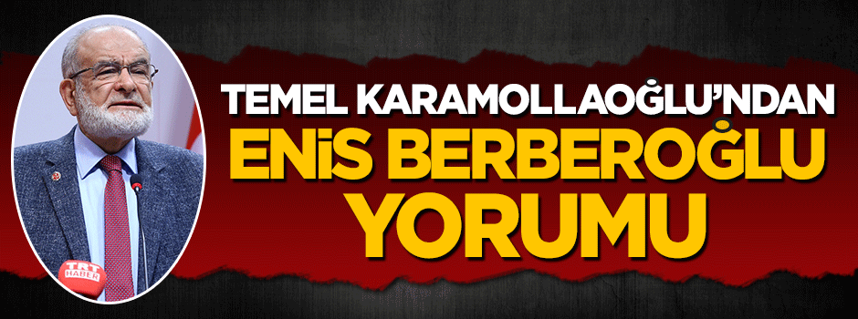 Temel Karamollaoğlu'ndan tutuklanan Enis Berberoğlu için açıklama