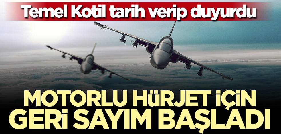 Temel Kotil duyurdu! Motorlu Hürjet sahneye çıkıyor