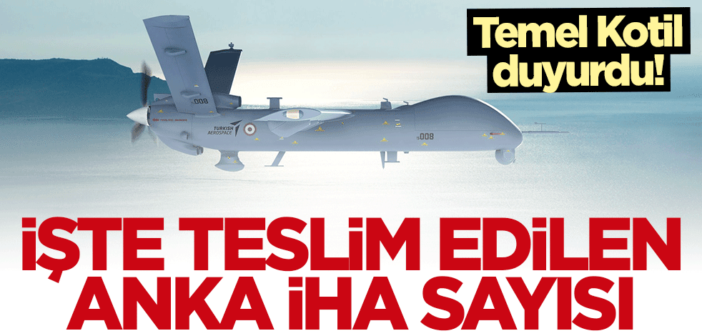 Temel Kotil teslim edilen ANKA İHA sayısını açıkladı