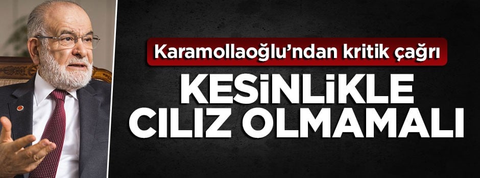 Temel Kramollaoğlu'ndan çağrı: Kesinlikle cılız olmamalı