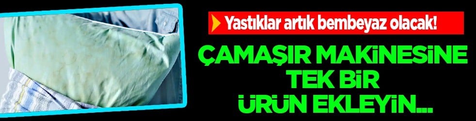 Temizlik adımı: Yastıklar bembeyaz oluyor, Çamaşır makinesine tek 1 ürün ekleyin! Yıllarca yanlış yapıyormuşuz