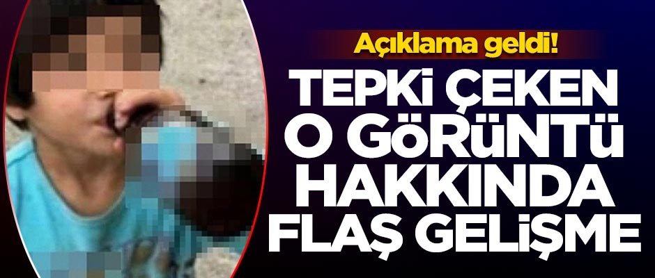 Tepki çeken o görüntü hakkında gelişme!