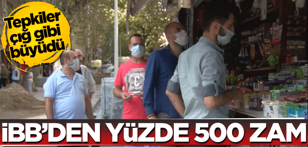 Tepkiler çığ gibi... İmamoğlu yüzde 500 zam yaptı!