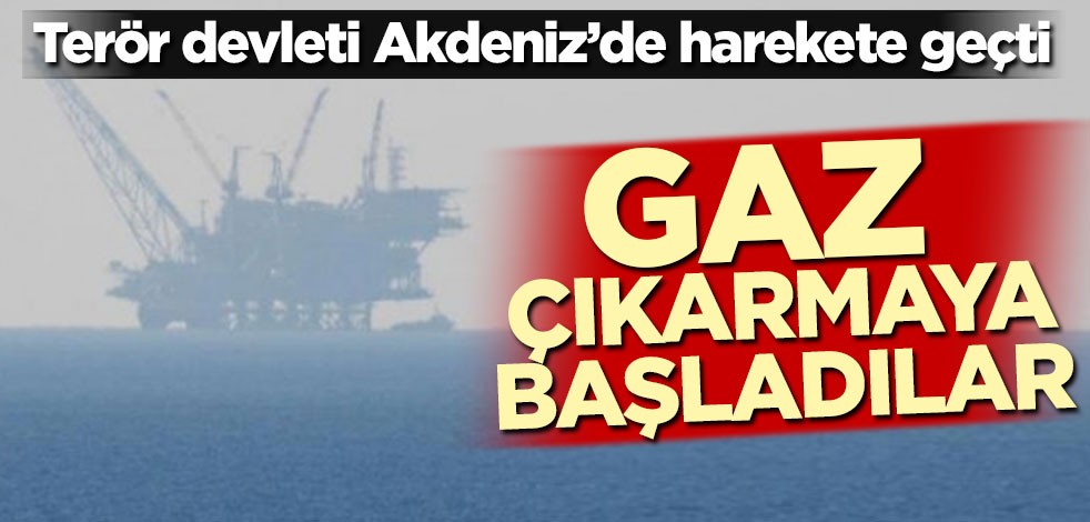 Terör devleti Akdeniz'de harekete geçti! Gaz çıkarmaya başladılar