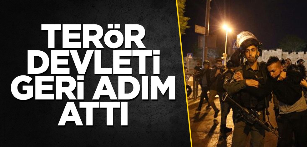 Terör devleti geri adım attı