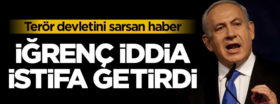 Terör devleti İsrail'de bakan istifa etti