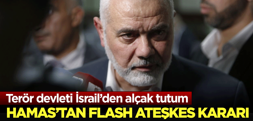 Terör devleti İsrail'den alçak tutum! Hamas'tan flaş ateşkes kararı