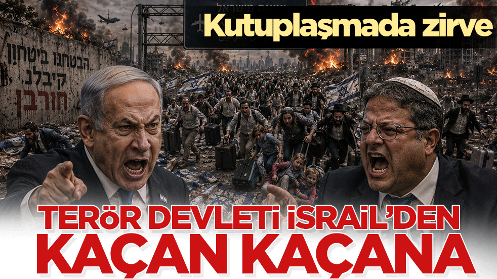 Terör devleti İsrail’den kaçan kaçana! Kutuplaşmada zirve