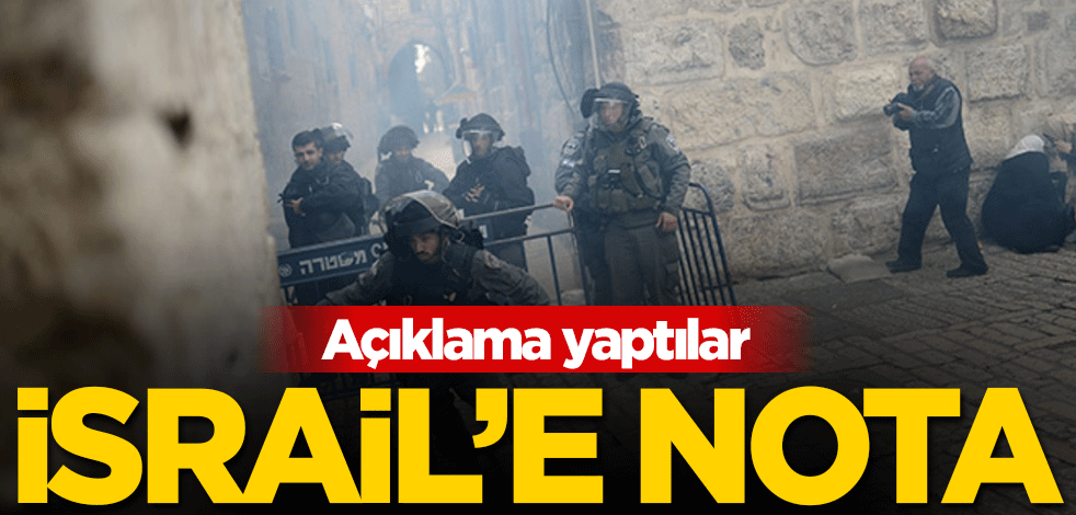 Terör devleti İsrail'e nota!