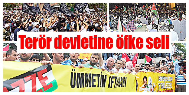 Terör devletine öfke seli