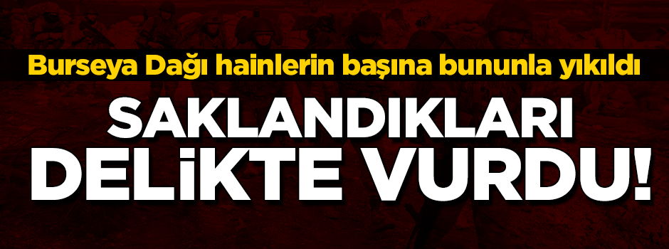 Terör kuleleri NEB ile yerle bir edildi