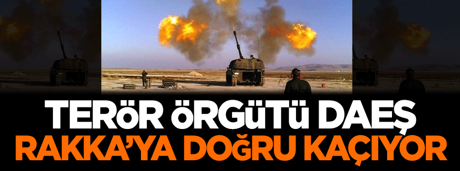 Terör örgütü DAEŞ Rakka'ya doğru kaçıyor
