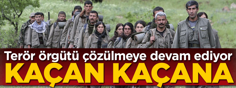 Terör örgütü dağılıyor
