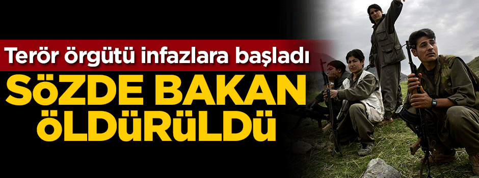 Terör örgütü infazlara başladı! Sözde bakan öldürüldü