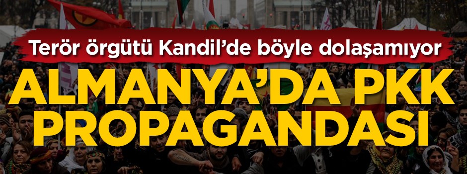 Terör örgütü Kandil'de böyle rahat dolaşamıyor