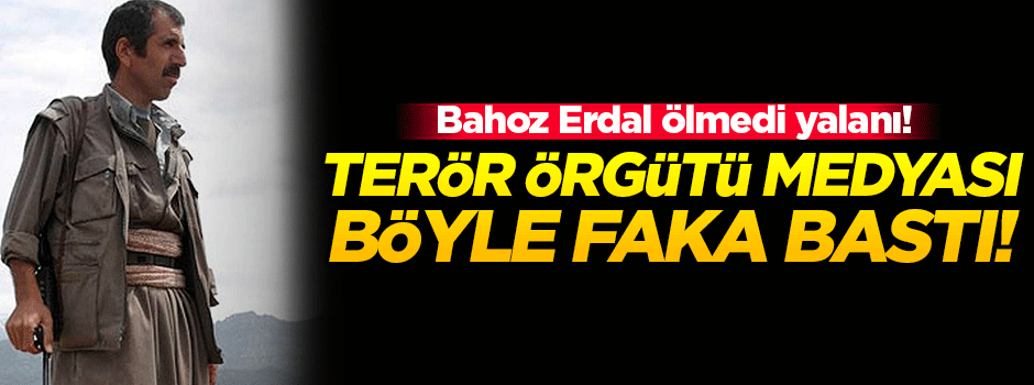 Terör örgütü medyasında Bahoz Erdal oyunu