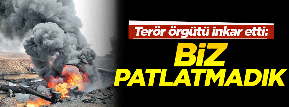 Terör örgütü PKK: Biz patlatmadık!