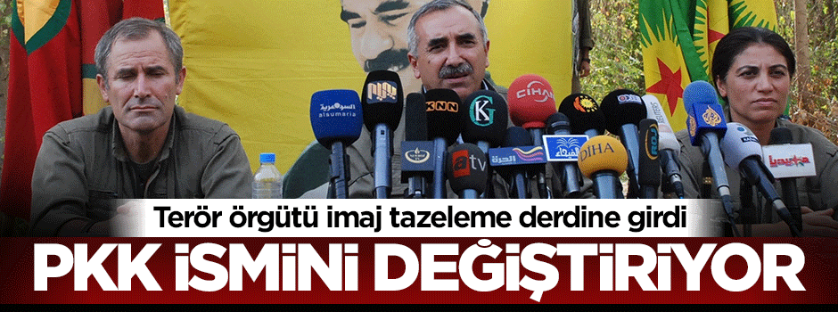 Terör örgütü PKK ismini değiştiriyor