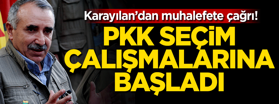 Terör örgütü PKK seçim çalışmalarına başladı
