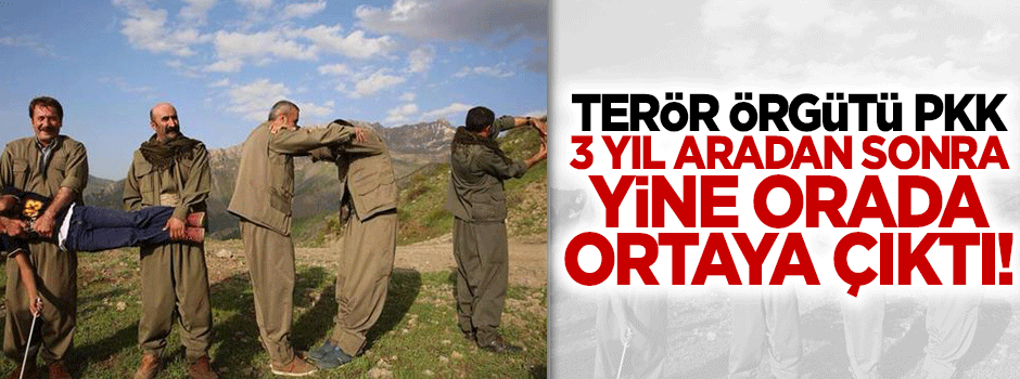 Terör örgütü PKK yeniden Amanoslar'da