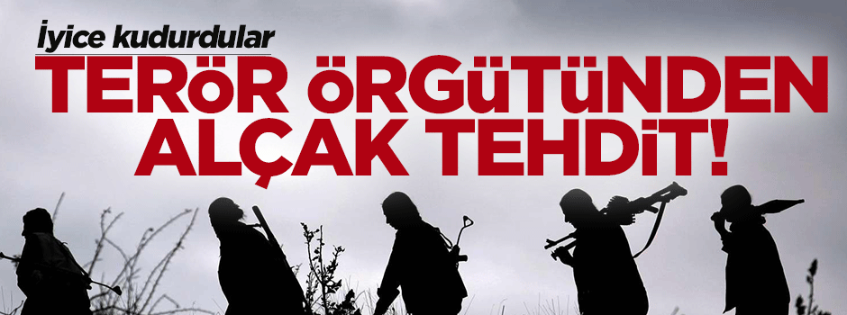 Terör örgütü PKK'dan alçak tehdit!