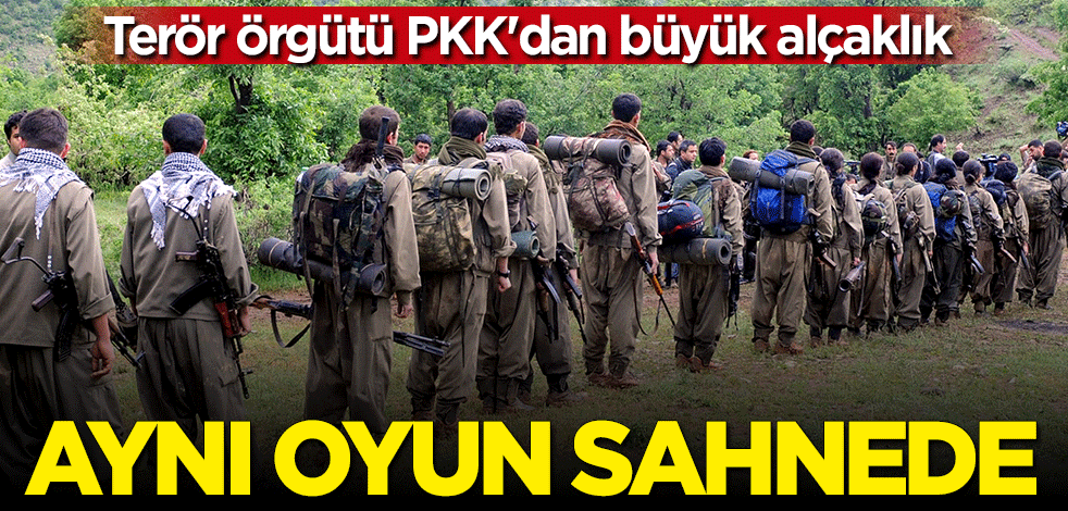 Köşeye sıkışan terör örgütü PKK yine aynı yalana sarıldı