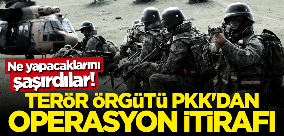 Terör örgütü PKK'dan "Büyük yara aldık" itirafı!