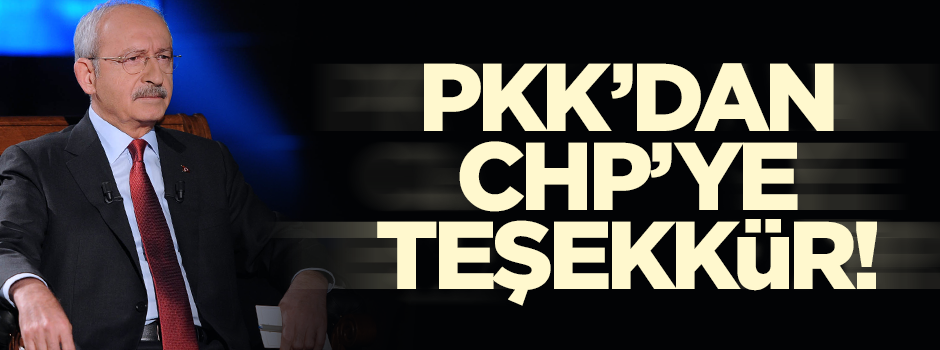 Terör örgütü PKK'dan HDP'yi Meclis'e sokan CHP'ye teşekkür!
