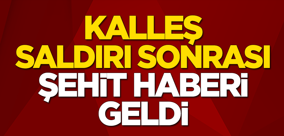 Terör örgütü PKK'dan kalleş saldırı: 1 şehit