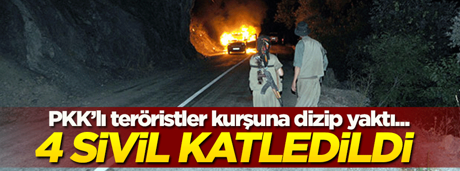 Terör örgütü PKK'dan katliam! Kurşuna dizdiler...