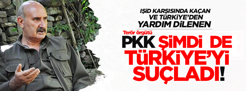 Terör örgütü PKK'dan Türkiye'ye IŞİD suçlaması