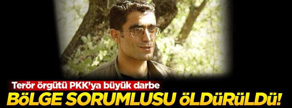 Terör örgütü PKK'nın bölge sorumlusu öldürüldü