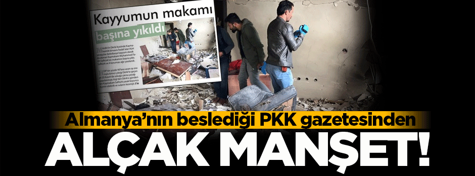 Terör örgütü PKK'nın gazetesinden alçak manşet