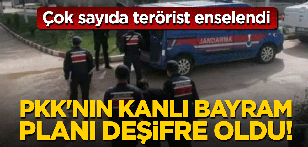 Terör örgütü PKK'nın kanlı bayram planı deşifre oldu! Çok sayıda terörist enselendi