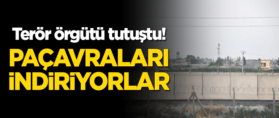 Terör örgütü PKK/PYD tutuştu! Paçavraları indiriyorlar