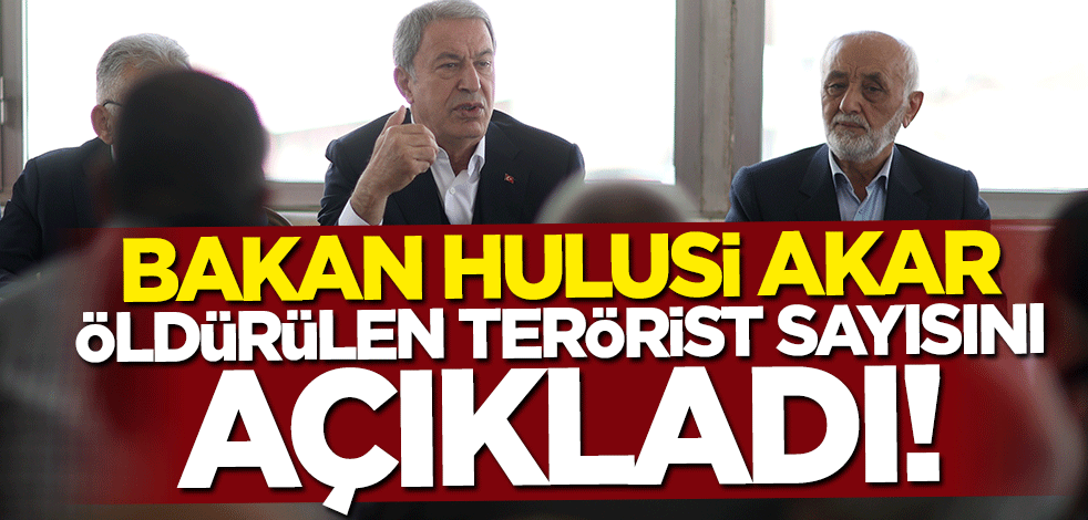 Terör örgütü PKK'ya ağır darbe! Bakan Hulusi Akar açıkladı