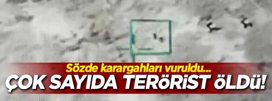 Terör örgütü PKK'ya büyük darbe! Tüm karargah vuruldu...