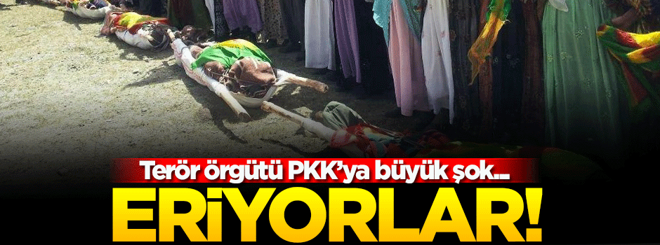 Teröristlere büyük şok! Eridiler...